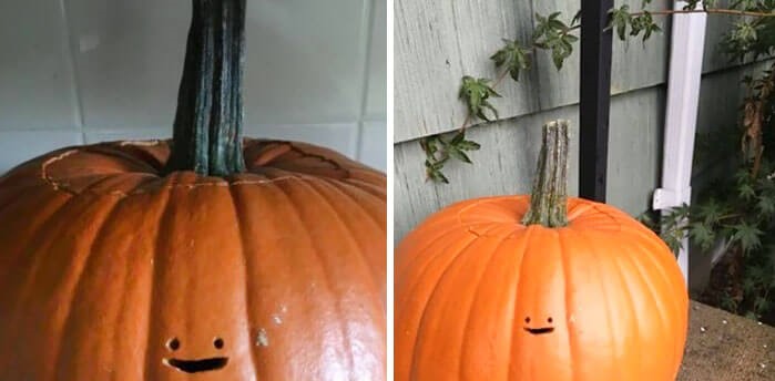 A Great Small Smile Pumpkin Carving Idea For Halloween