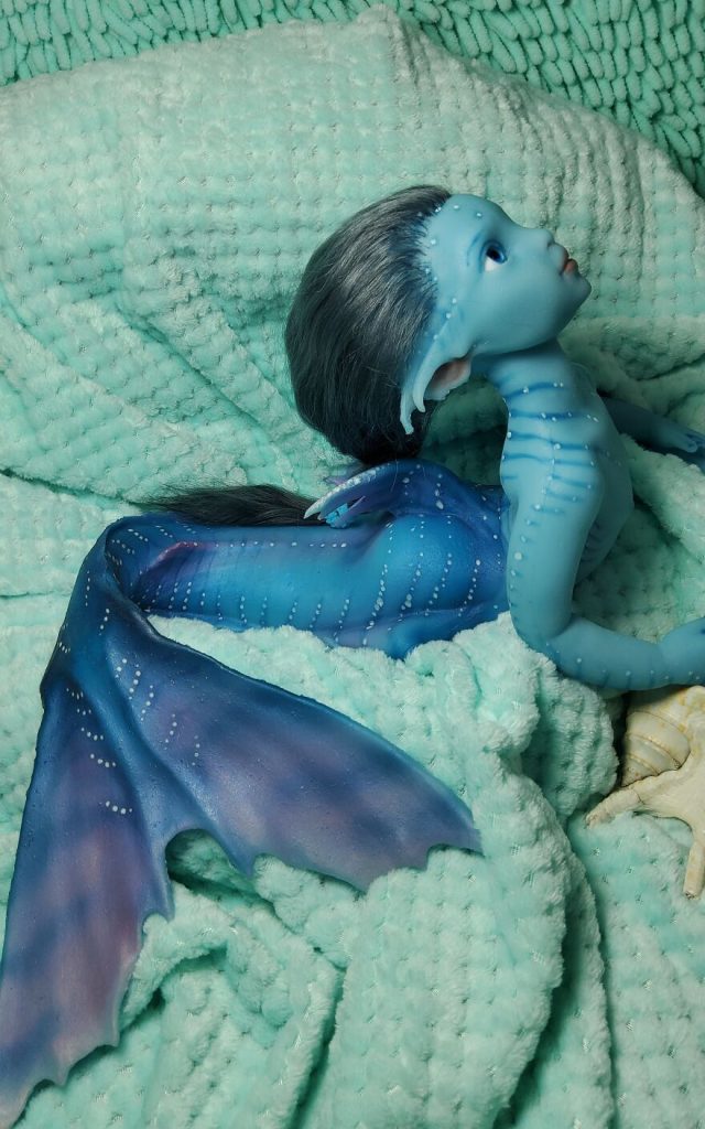 I came up with and made Mermaid dolls whose hair is made of natural mohair 65ca62f2d82c2 880